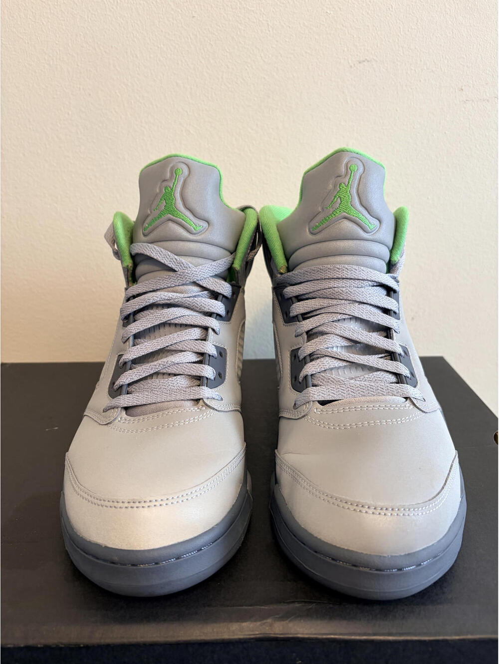 Air Jordan 5 Retro Green Bean Silver/Grey Shoe (Size 10.5)
